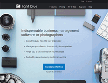 Tablet Screenshot of lightbluesoftware.com
